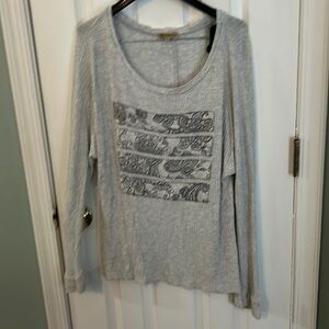 Democracy Waffle Knit Tee